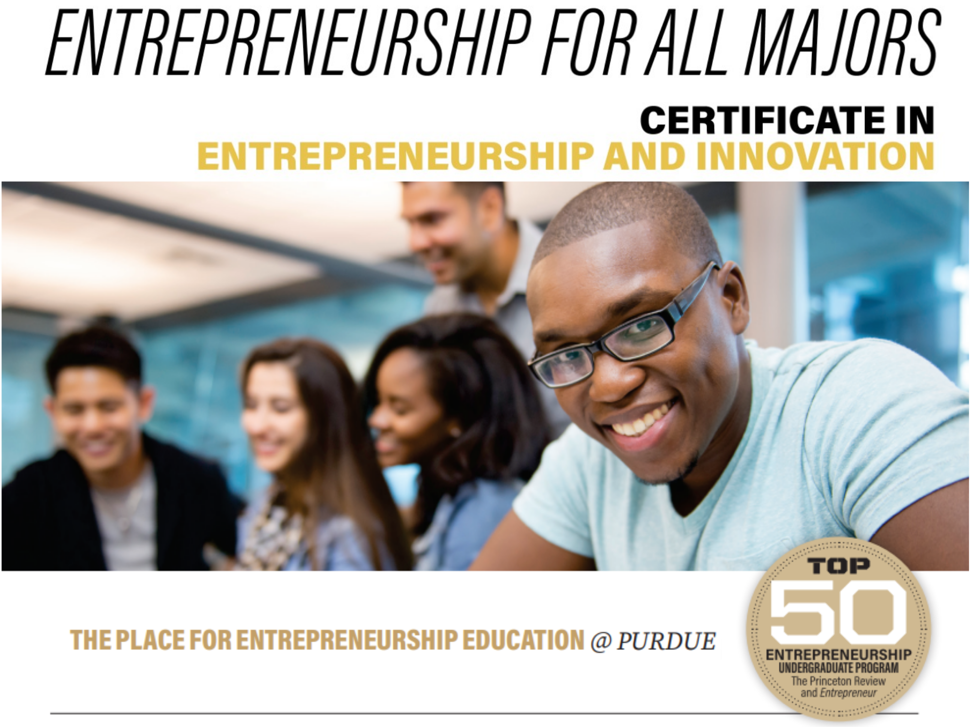 Program: Entrepreneurship and Innovation Certificate Purdue
